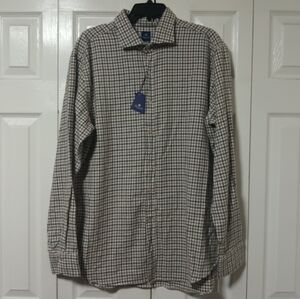 Men's Giannetto Portofino Cotton Flannel Check Shirt